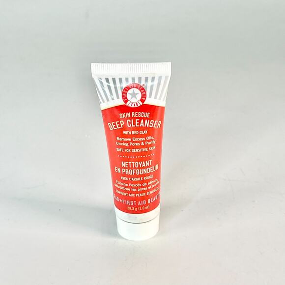 First Aid Beauty FAB Skin Rescue Deep Cleanser Face Wash Purify Travel 1oz New - Picture 1 of 5
